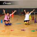 Champion Sports 9-Inch Poly Star Marker Set, Multicolor, 1 Count (Pack of 1)