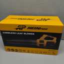 Cordless Leaf Blower Compatible with Dewalt 20V Max Battery 400CFM Electric Leaf Blower Cordless, Variable Speed, Turbo Mode, Leaf blowers Battery Powered for Lawn Care, Yard(Tool Only) (Yellow (Battery and Charger not Included))