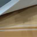 Non Slip Stair Treads for Stair Remodel, 4 Pieces 47x11.8 inch Wood Plastic Composite Stair Treads for Home Decor with 2 inch Square Nose Profile Bullnose Wood Treads Caps (Oak)