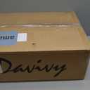 Davivy 18.3"13" Marbling Rectangle Bathroom Vessel Sink with Pop Up Drain,Nordic Ceramic Vessel Sinks,Bathroom Sinks Above Counter,Rectangle Vessel Sink for Bathrooms