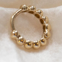 18K Gold Plated Stainless Steel Piercing Hoop Nose or earring