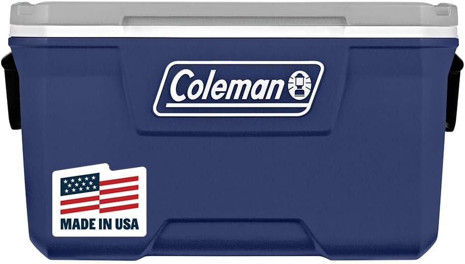 Coleman Classic Series Insulated Portable Cooler, Leak-Resistant Outdoor Hard Cooler Keeps Ice up to 5 Days, 70 Quart (Twilight)
