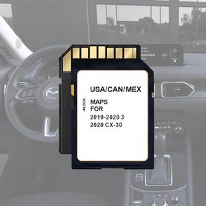 New Version BDGF66EZ1B Navigation GPS SD Card Fits 3 2019 2020, CX-30 2020, USA/CAN/MEX Maps
