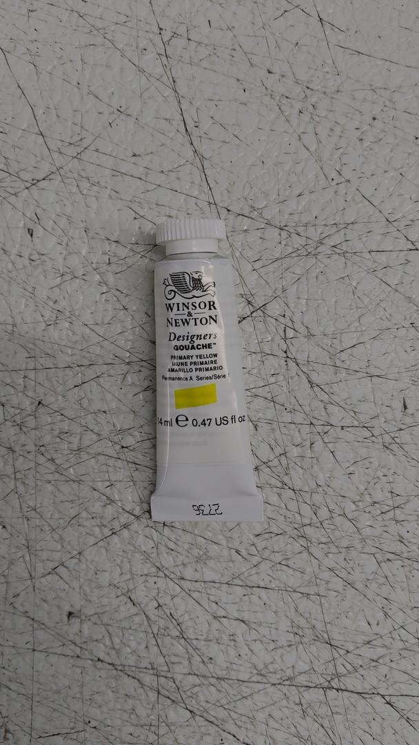 Winsor & Newton Designer's Gouache, 14 ml (0.47oz) tube, Spectrum Yellow 