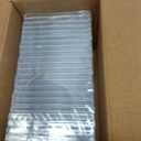 25 Pcs 10.4 mm CD Jewel Cases, Clear Plastic Single DVD Disc Case 5.6 x 4.8 Inch Standard CD DVD Protection Cover