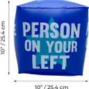 Giant Dice Drinking Game for Adults - Blow Up Dice PVC Inflatable and Reusable 2 Dice - 10" - Jumbo Dice for Indoor Outdoor Fun Games, Pool Parties, Lawn Floor Games