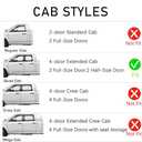 Lightronic Extra Durable Clip-on in-Channel Auto Vent Window Visors, Fits 2002-2008 Dodge Ram 1500, 2003-2009 Ram 2500 & 3500, Quad Cab, UV-Protect Rain Guards, Original Wind Deflector, Smoke, 4-Pcs