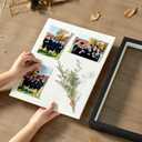 11x14 Shadow Box Display Case Picture Frame with Soft Linen Back, Large Deep Black Shadow Box 11x14 for Flowers Medal Display Case Jersey pet Graduation Memorabilia Baby Ltems Crafts Photos