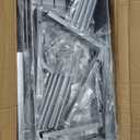 Housolution 2 Pack Under Sink Organizer, 2 Tier Metal Pull Out Under Sink Storage with Sliding Mesh Drawers, Height Adjustable Slide Out Under Sink Organizer for Kitchen Bathroom Cabinet, Gray (2 Pack, Medium-8.85in Wide)