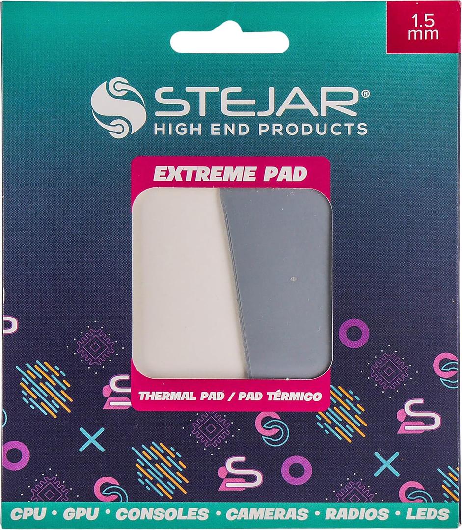 Thermal Pad 95 x 45 x 0.5 mm  12.8 W/mK High Performance Thermal Interface for CPU, GPU, PS5, Xbox, ICS, LEDs, Cameras  Easy to Cut, Non-Conductive, Ultra-Thin Cooling Pad