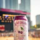 Waterloo Sparkling Water, Black Cherry Naturally Flavored, 12 Fl Oz Cans (Pack of 12) Zero Calories and Zero Sugar or Sweeteners
