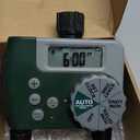 Orbit Programmable Digital Hose Watering Timer - 2 Outlet - Battery Powered - with LCD Screen - Built-in Rain Delay - Water-Resistant - 58910