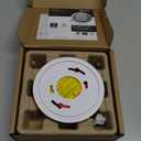 Kidde Smoke Detector, Hardwired with 10-Year Battery Backup, Interconnectable, LED Status Lights, 85 dB Alarm, 5-inches