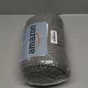 Turquoize Bathroom Runner Area Chenille Rug Oversize Non-Slip Shag Kitchen Shower Bath Mat Extra Long Grey Striped Washable for Bathroom, Gray, Size 59" x 20"