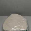 Dining Chair Cushions Set of 2, High-Resilience Foam Windsor Seat Pads, Kitchen Chair Cushions with Ties & Textured Cover, 2 Pack, 16.5 x 15.5 x 2, Off White