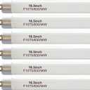 16" F10T8/830/L Light Bulb Replacement for Jasco, Philips, Linear T5 10W 3000K Warm White Bulbs,G5 Miniature Bipin Base,(6 Pack)