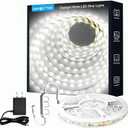 DAYBETTER White LED Strip Light,  Dimmable Bright Rope Lighting, 6500K 24V Strips, 360 LEDs 2835 Tape Lights for Bedroom, Kitchen, Mirror, Home Decoration(2 Roll)