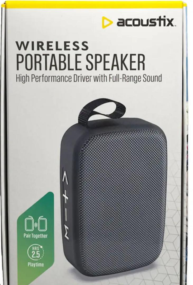 Acoustix Wireless Mini Speaker - Black