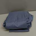 SLEEP ZONE Queen Sheet Set-4 Pieces Soft Queen Size Sheets Breathable & Cooling Bed Sheets Set, Easy Care Includes 1 Fitted Sheet, 1 Flat Sheet and 2 Pillowcases, Deep Pocket 16" (Flint Blue, Queen)