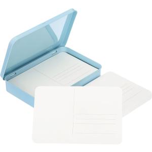 PATIKIL 24 Sheets Watercolor Postcards, 4x6 Blank Watercolor Paper Post Cards 140lb/300gsm Journal 100% Cotton Paper Bulk for Mailing Paint DIY Art Invitations Greeting, Blue - Smooth
