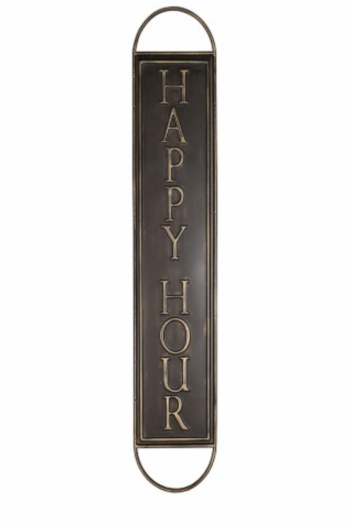 Crystal Art Gallery Happy Hour Metal Wall Art6 x 30 in