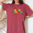 Super Gamer Mom Unleashed Celebrating Motherly Powers T-Shirt Red L