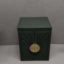 BIQI MUSSE Jewelry Box for Women, 6Tier Large Jewelry Organizer Box with Mirror, 5 Drawers for Rings Earrings Necklace Bracelets, Exquisite Metal Handle, Dark Green