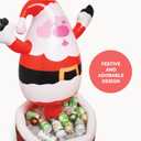 Santa Inflatable Cooler -Christmas in July Decorations Holiday Party Supplies Inflatable Cooler - Keeps Up to 72 Drinks Cold - 24" x 28" in - Yard Decoration (Santa)