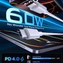 CLEEFUN USB C to USB C Cable (3ft, 2Pack), 60W Type C Chargr Cord Fast Charging for iPhone 16/15 Pro Max/Plus/Pro, for MacBook USBC iPad, Samsung Galaxy S25 S24 S23