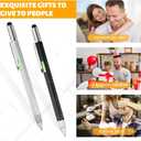 WY WENYUAN Multitool Pen - Men's Gift for Birthday, Dad, Husband, Grandpa; Stocking Stuffer, White Elephant Gift; Tools & Gadgets