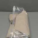 Womens Plus Size Dress Wedding Guest Cocktail Pleated V Neck Faux Wrap V Neck Flowy A Line Midi Dresses with Belt (Beige)