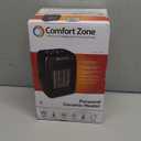 Comfort Zone CZ442E Personal Energy Save Ceramic Heater - 1500W Portable with Adjustable Thermostat, Tip-Over Switch & Overheat Protection, Black