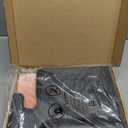 YONZEE 2-in-1 Car Steering Wheel Desk Tray & Car Seat Gap Filler Organizer  Foldable Carbon Fiber Look Table for Laptop, Eating Food, Writing  for Standard Round Steering Wheels (Black)