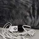 Heated Blanket Electric Blanket Full Size, Super Soft Cozy Upgraded Flannel Heating Blanket with 6 Heating Levels & 1-10 Hours Auto Off, Fast Heating & Overheat Protection, 72" x 84", Dark Gray