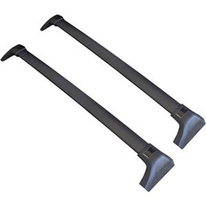 VANGUARD VGRCB-2262AL Black Powdercoat OE Style Cross Bars | Compatible with 20-24 Toyota Highlander HL, L, and LE Only