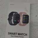 Smart Watch, Fitness Tracker with Heart Rate Monitor, Blood Oxygen, Sleep Tracking, 1.5 Inch Touchscreen Smartwatch for Android iOS Swimming Waterproof Pedometer Step Calories Tracker for Women Men (Light Purple)