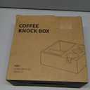 Espresso Knock Box With 54mm Tamping Station For Breville Espresso Accessories Adjustable Portafilter Height, Detachable Coffee Dump Bin (4in 1)