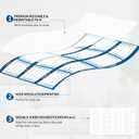 2 PCS 2026 Wall Calendar,Large XL 32" x 48" Laminated 2-Side Horizontal/Vertical | Wet & Dry Erase | Yearly Wall Hanging Calendars Thick Paper 12 Month Annual Planner for Office/Family/College (Blue)