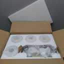 Bathroom Light Fixtures Over Mirror, 4-Light Brushed Gold Vanity Lighting Fixtures with Milk White Glass, Farmhouse Champagne Bronze Wall Sconces Lighting, AD-22004-4W-GD