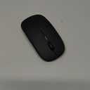 AIKOKOK Wireless Bluetooth Mouse, Rechargeable, Dual Mode Bluetooth 5.2 & 2.4G USB, LED Lights, Slim, Silent, Portable Computer Mouse for Laptop, PC, MacBook, iPad, Tablet (Black)