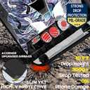 Designed for Galaxy S24 Plus Case, Japanese Art Design Shockproof Phone Case for Samsung S24+ Plus, Slim & Tough Premium Protective Cover 6.7 inch [Embossed Texture] Black, Kuro Cat