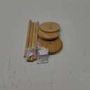 Giantree 4 Pack Donut Stand, Donut Stand For Dessert Table Donut Wooden Stand Donut Display Stand Tower Bagel Stand Holder Doughnut Stand 10.62in Long For Party Christmas Birthday New Year Wedding