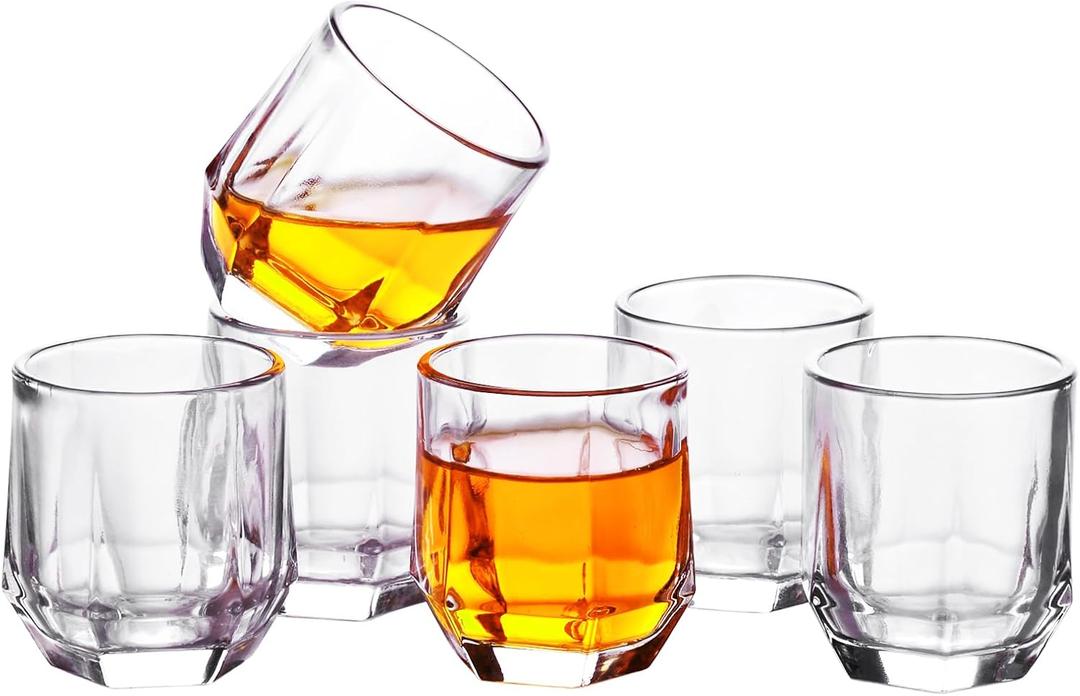 Shot Glasses, 2oz Mini Shot Glass Set of 6/ Shot Glasses Funny/tequila glass/Glasses Snifters/Cute Shot Glasses/Clear Shot Glasses/Sherry Glasses/Tasting Glasses