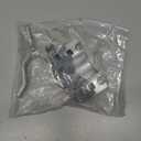 VIVIDA Chain Link Gate Latch 1-3/8" x 1-3/8", Chain Link Fence Gate Fork Latch, Galvanized Farm Fence Lock, 1 PCS