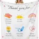 Teacher Appreciation Gifts for Women Men Teacher Gifts for Teachers Blanket Thank You Graduation Giftss for Teacherss from Student Valentines Giftss for Women Men 50" x60 Blanket