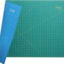 WORKLION 24" x 36" Large Self Healing PVC Cutting Mat, Double Sided, Gridded Rotary Cutting Board for Craft, Fabric, Quilting, Sewing, Scrapbooking - Art Project (Green/Blue)