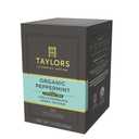 Taylors of Harrogate Organic Peppermint, Herbal Tea, Individually Wrapped Bags, 20 Count (Pack of 1), Clean, Pure and Refreshing, Caffeine-Free, Enjoy Hot or Iced, 20 Teabags (EXP 03/31/27)