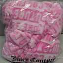 Juicy Couture Women's Super Soft Luxe Plush Shawl Collar Robe, Small-Medium, Pink Sculpted