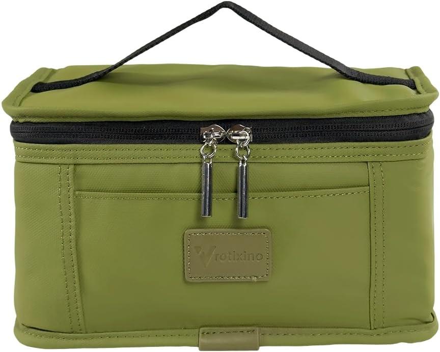 Lunch Box | Portable Insulated Lunch Bag｜Zippered Insulated lunchbox for Women Adults Men | Mini Reusable Lunch bag ｜ Food Bag ｜Leakproof Lunch Box (Green)