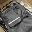 Kikerike Backpack Stool Cooler Chair Heavy Duty 400 LBS Max Load Portable Lightweight Folding Fishing Cooler for Camping Hunting Fishing - Black